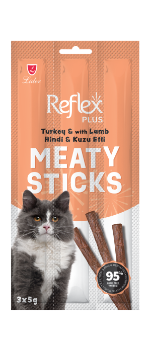 REFLEX PLUS 3'LÜ STİCK KEDİ HİNDİ & KUZU REFLEX PLUS 3'LÜ STİCK KEDİ HİNDİ & KUZU